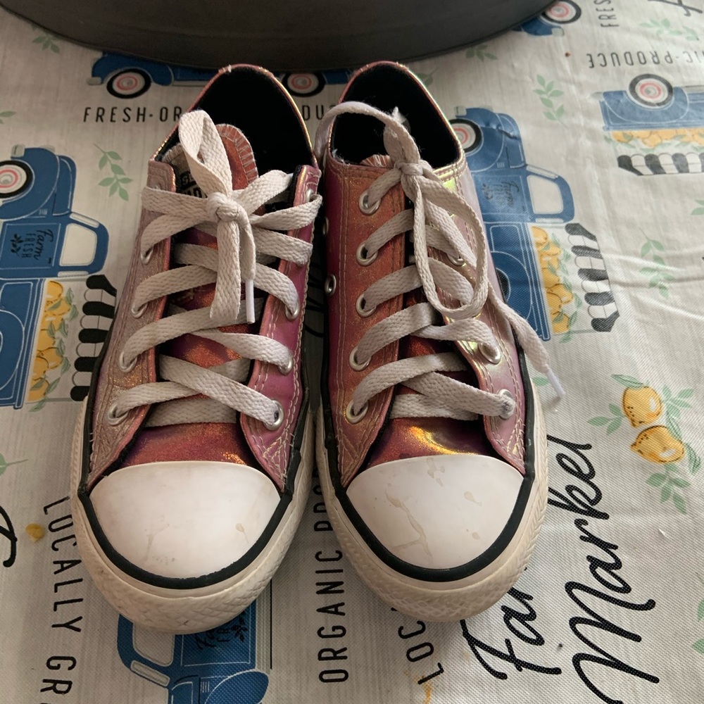 Little girls Converse size 12.